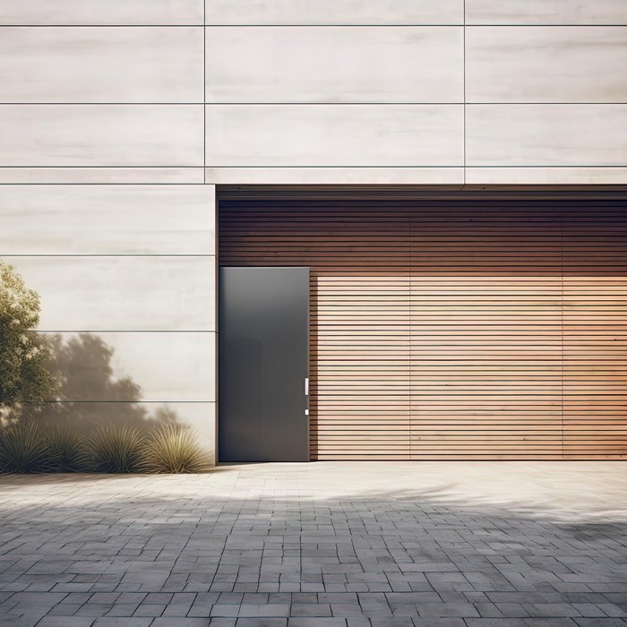 Professional technician installing a modern garage door in Goose Creek South Carolina